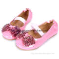 Pink Dress Shoes With Sparkle Bowknot (BH-CS101)